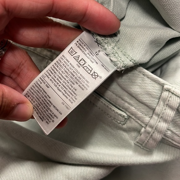 Gap wide Leg crop Girl Friend chino size 8 - Picture 7 of 17